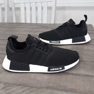 Adidas NMD R1 Black Core Sneakers Sz 7.5